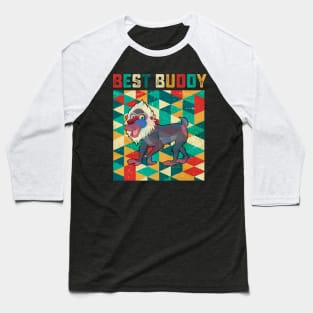 Best Buddy Baboon Baseball T-Shirt
